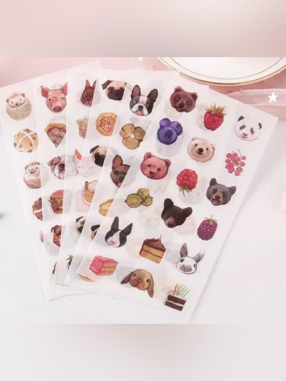 $2 Small Pets Sticker Sheet Pack $2 WITH ANY $10 ORDER OR MORE